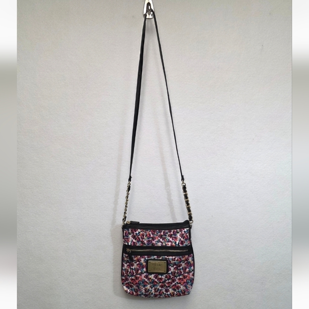 Nicole By Nicole Miller Pansy Multicolor Crossbody Bag With Goldtone Hardware - Picture 13 of 13
